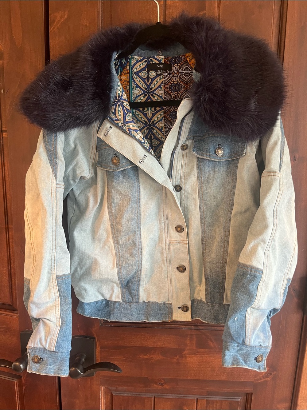 FATE Patchwork Demin Jacket - Picture 2 of 8